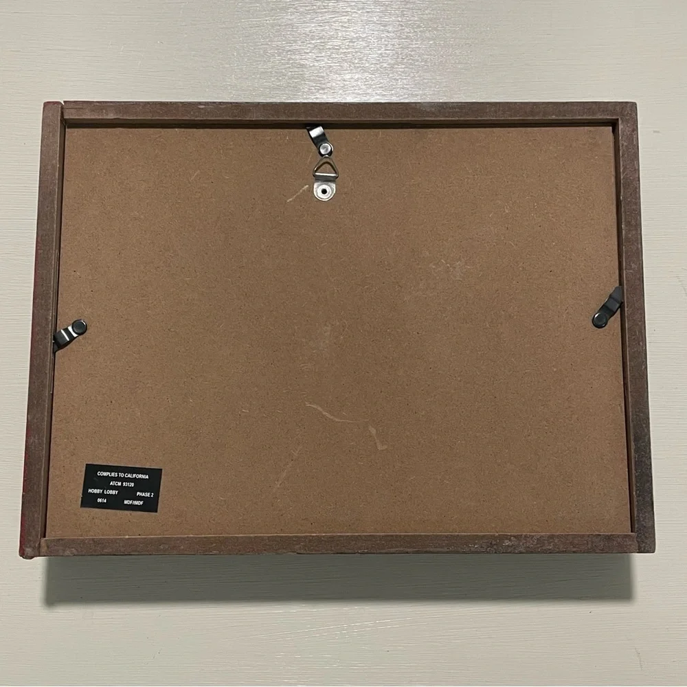 Live laugh love 4x6 clip shadow box‎ picture frame